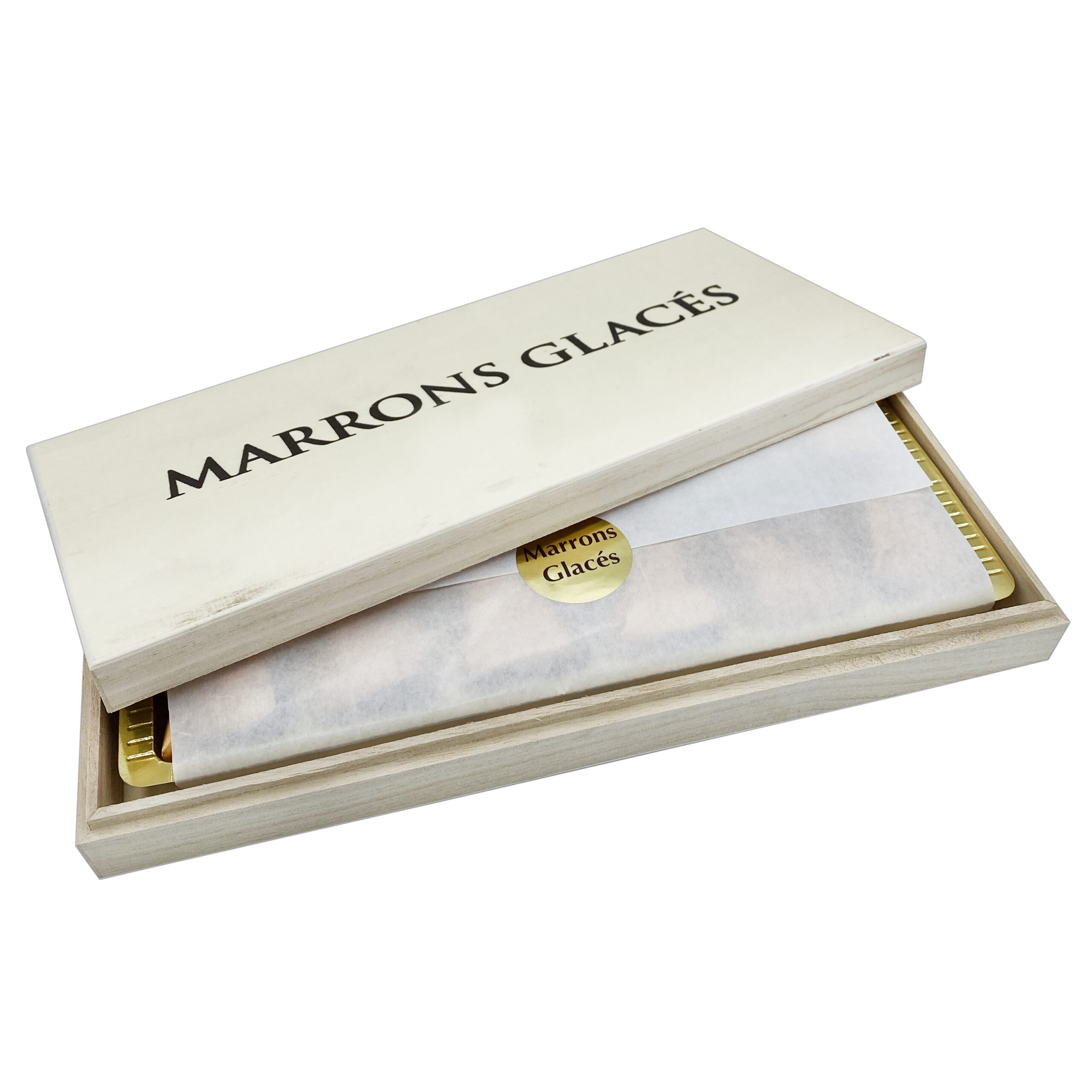 Premium Marron Glacé - Candied Chestnut 8 Pieces in a Gift in Box - 160  Grams. Made in France by L'artisan Provencal