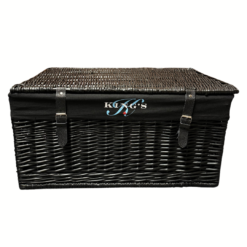 24″ Black Willow Hamper Basket