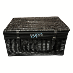 24″ Black Willow Hamper Basket