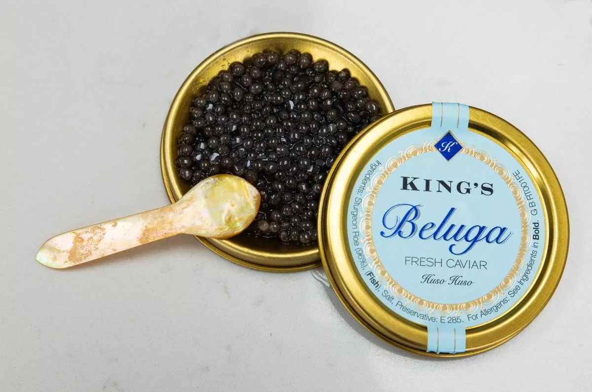 ‘I tried King’s caviar - it went brilliantly with chocolate and chips’